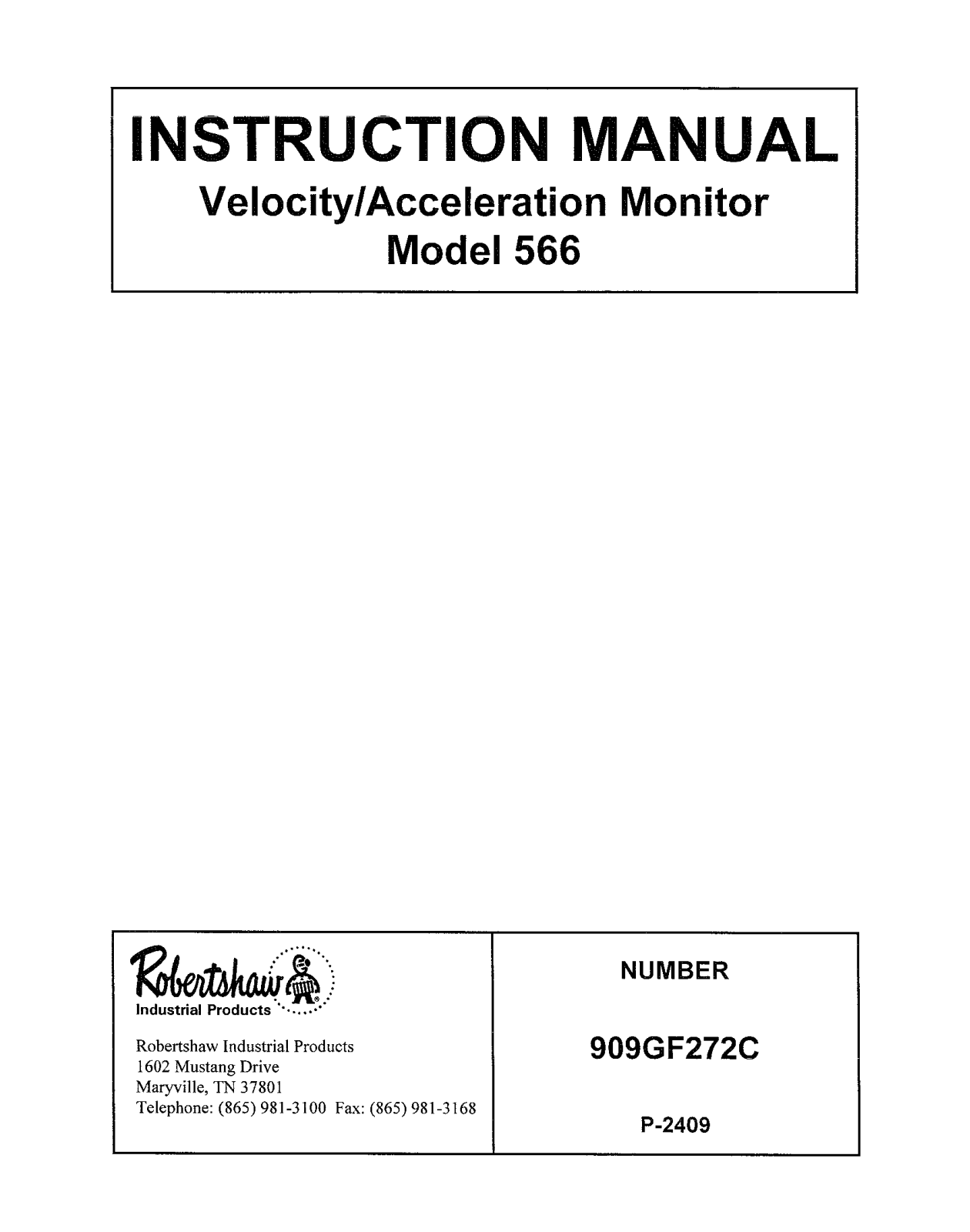 Lakeside Foodservice 566 Installation  Manual