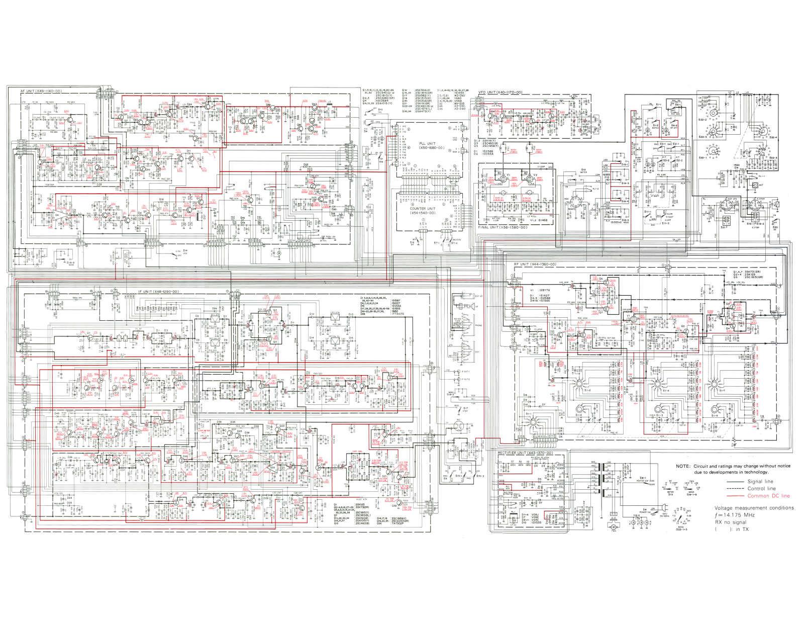 Kenwood TS-830-S Schematic