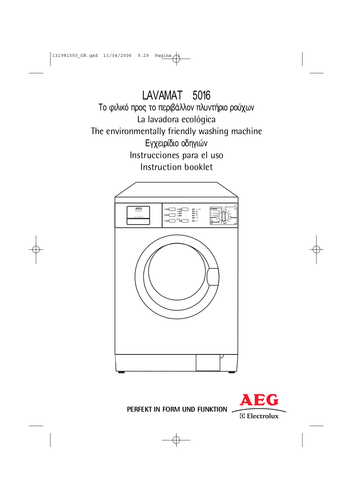 AEG L5016 User Manual