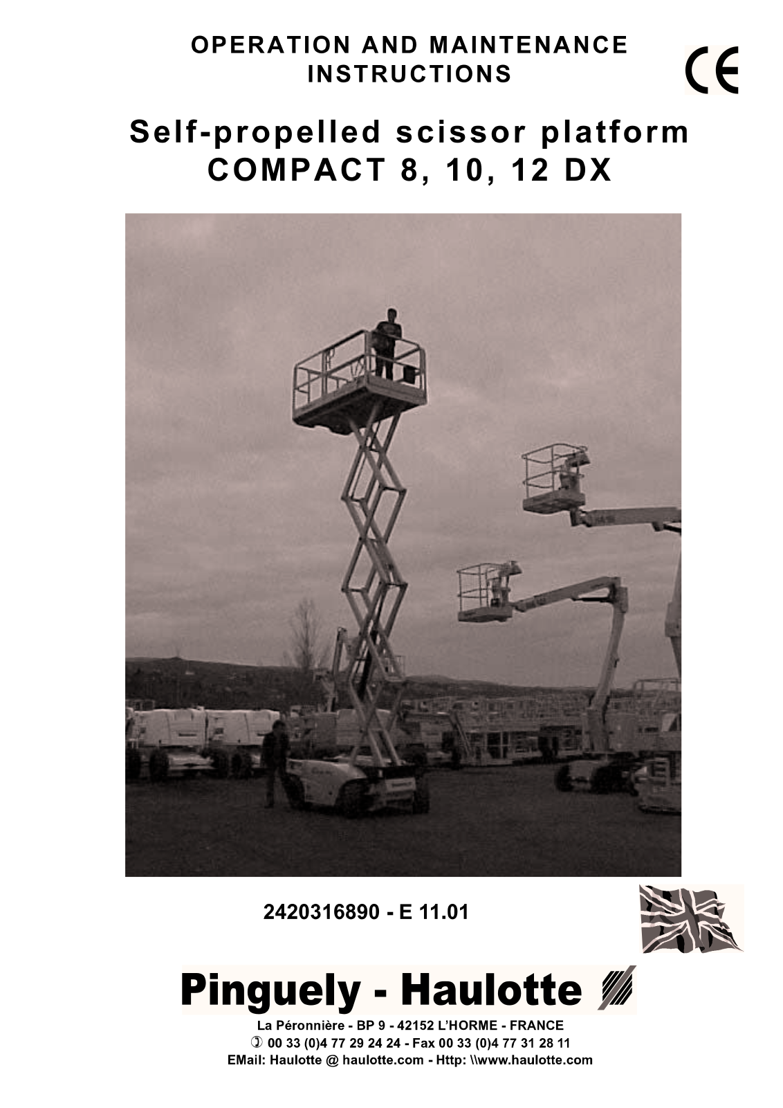 Haulotte Compact 8 DX, Compact 10 DX, Compact 12 DX Service manual