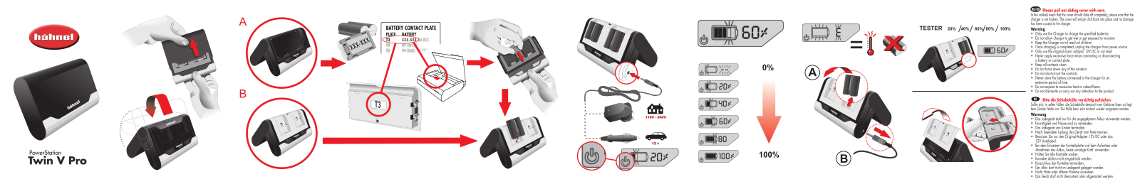 Hahnel Powerstation Twin V PRO User Manual