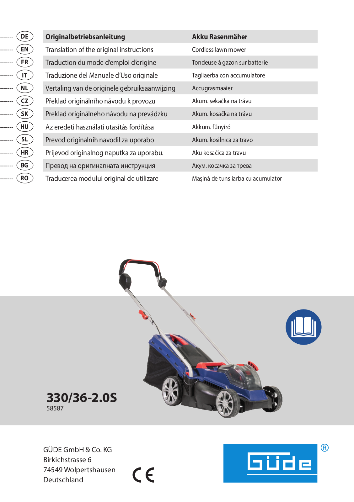 Güde 330-36-2.0S User Manual