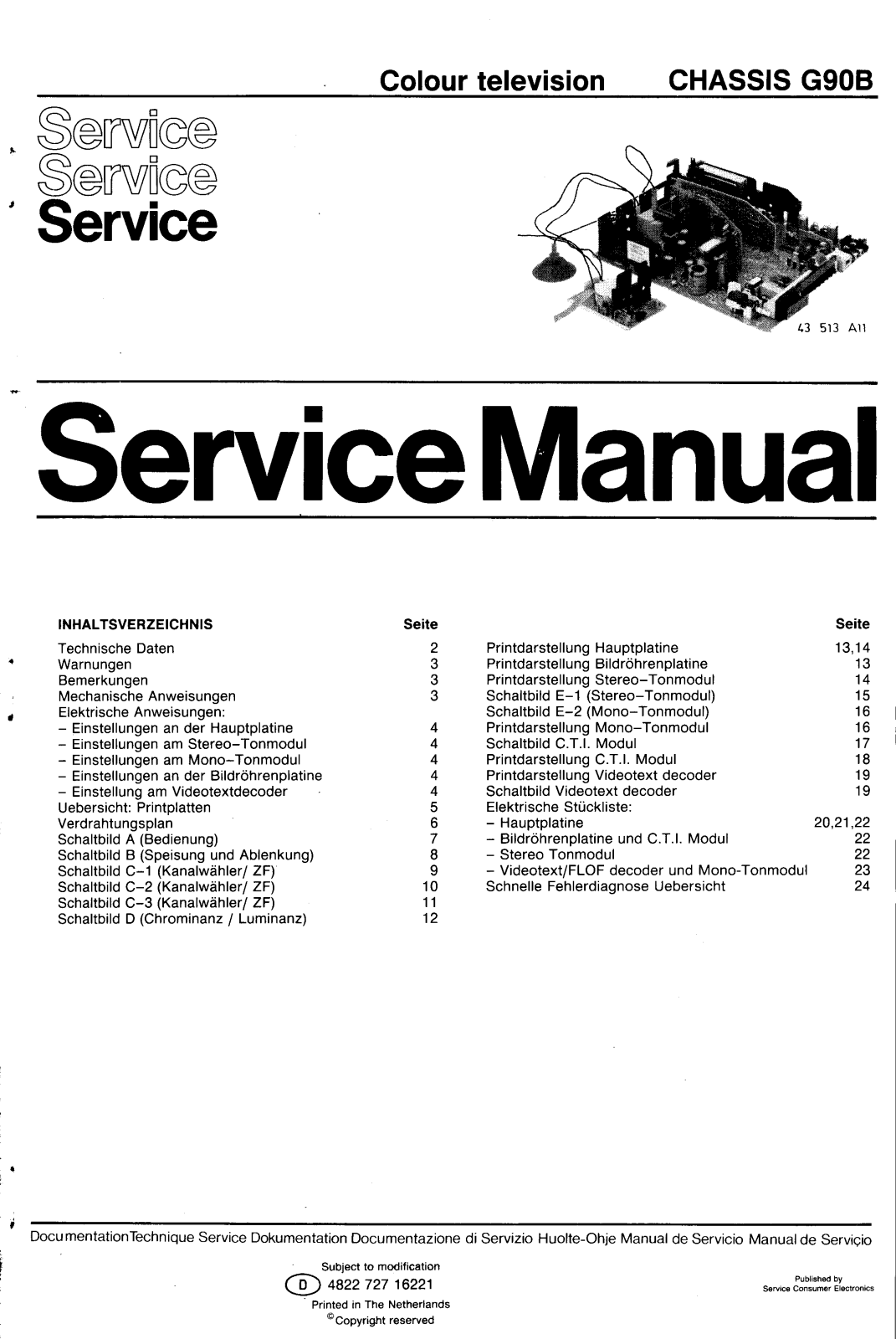 Philips G90B Service Manual