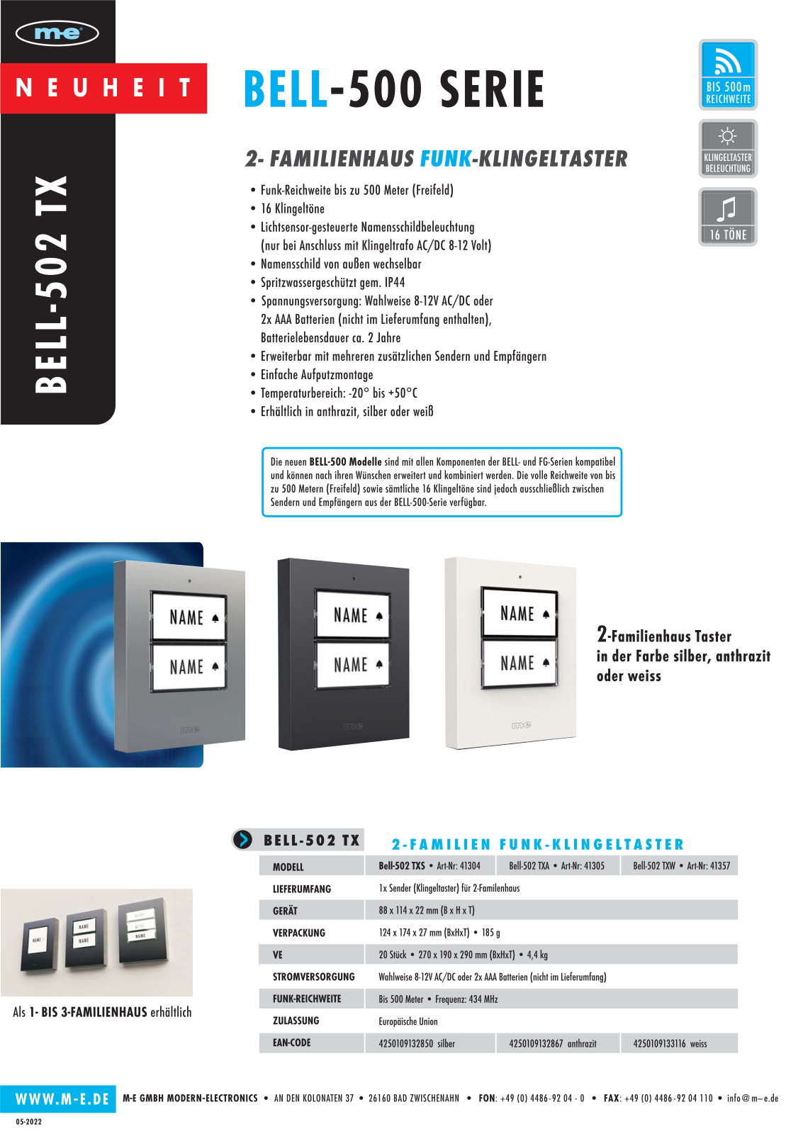 M-E ME 41305 Datasheet - ManualMachine.com