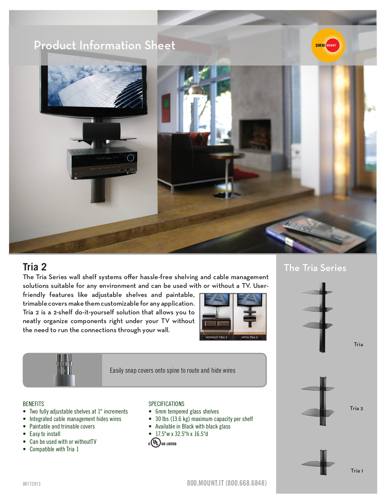 Omnimount Tria 2 Sales Sheet