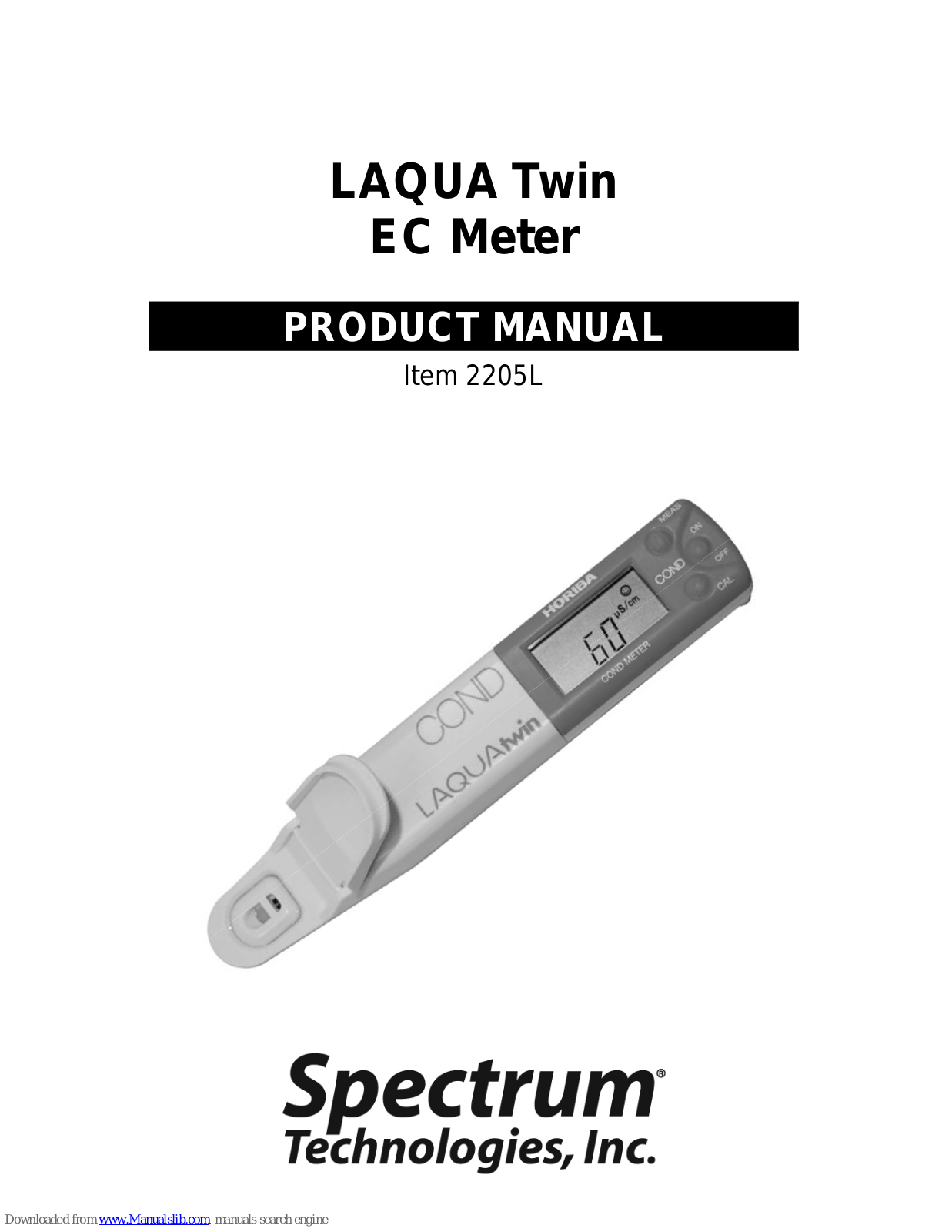 Spectrum LAQUA Twin Product Manual