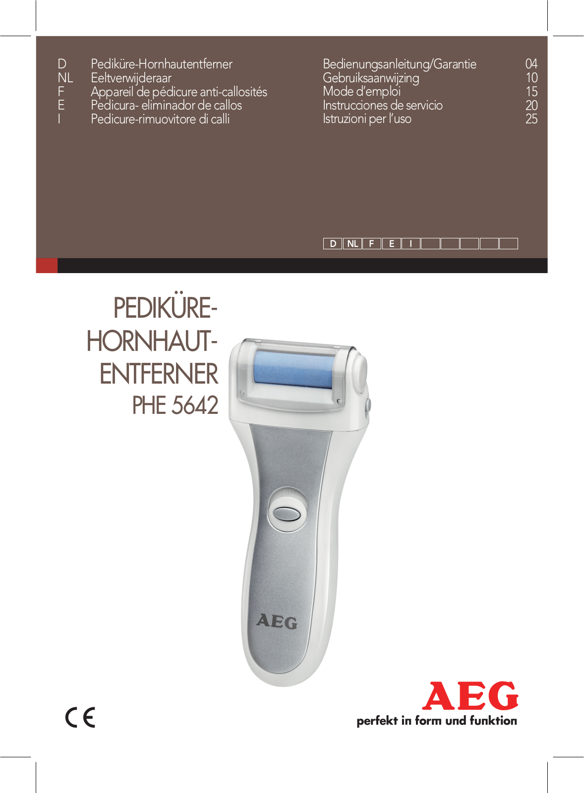 AEG PHE 5642 User guide