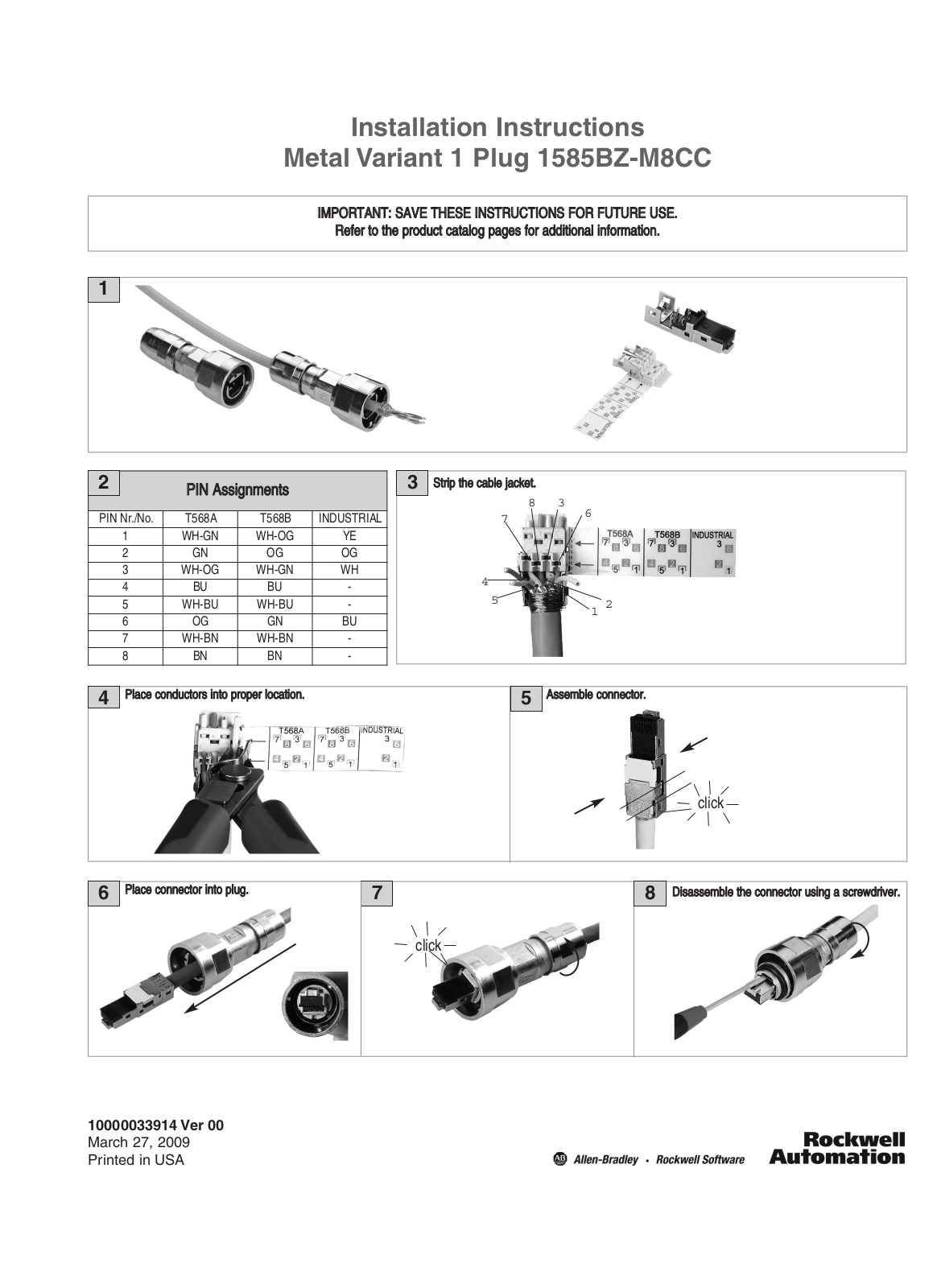 Rockwell Automation 1585BZ-M8CC User Manual