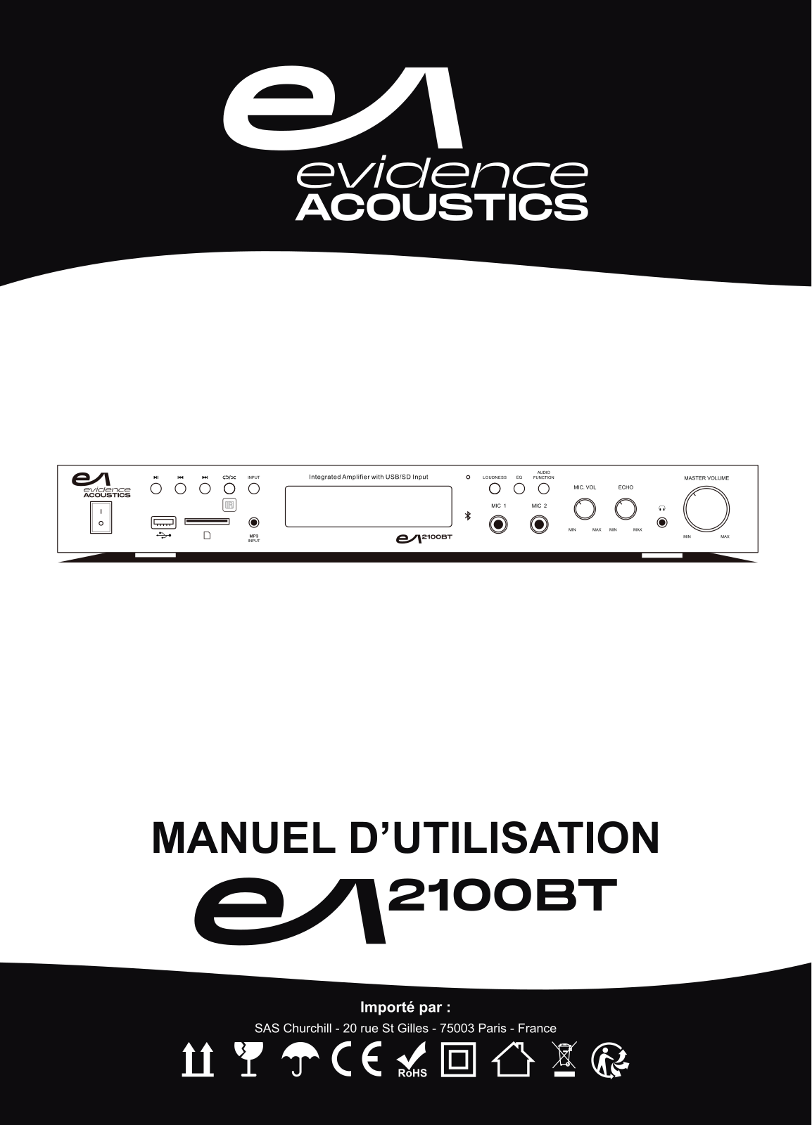 EVIDENCE ACOUSTICS EA 2100BT User guide - ManualMachine.com