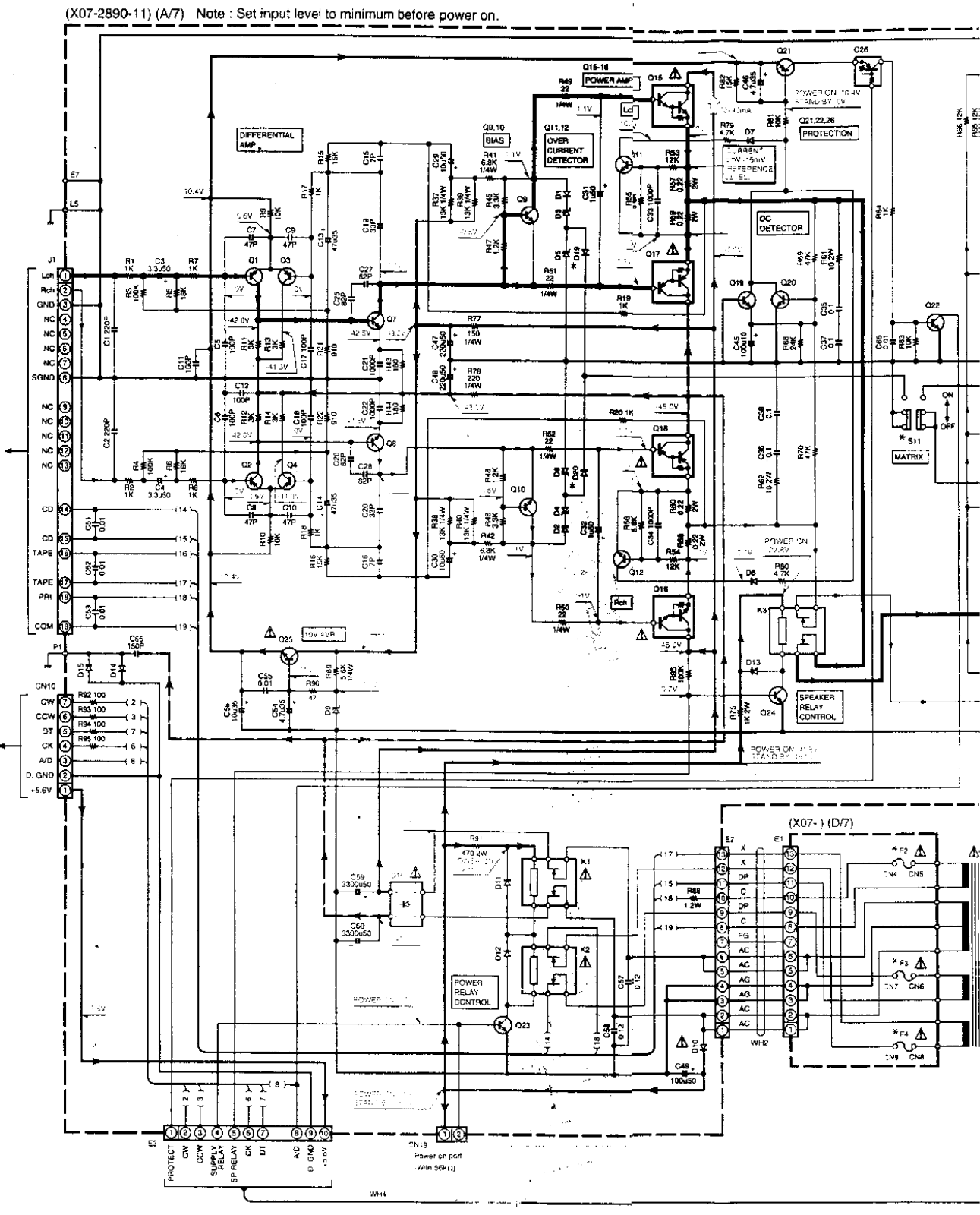 Kenwood XD-8501 Schematic