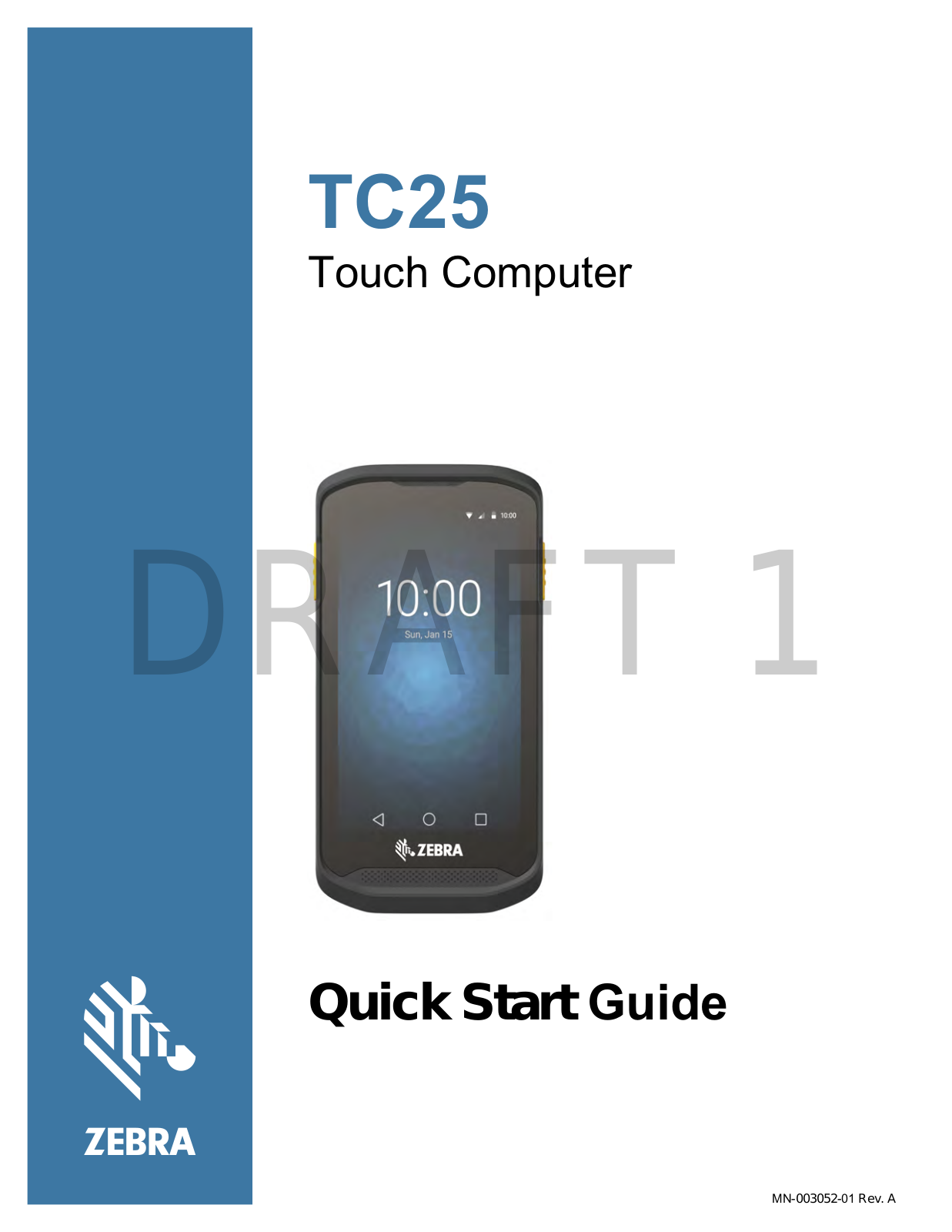 Zebra Technologies TC25AJ Users manual