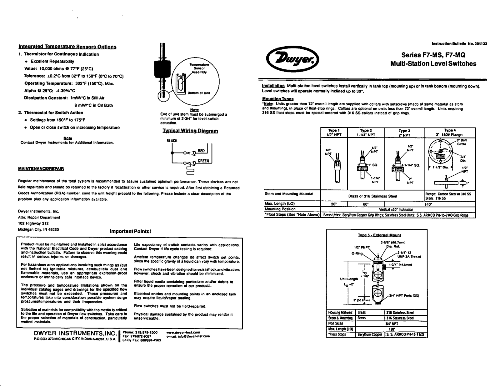 Omega F7-MS, F7-MQ User guide - ManualMachine.com