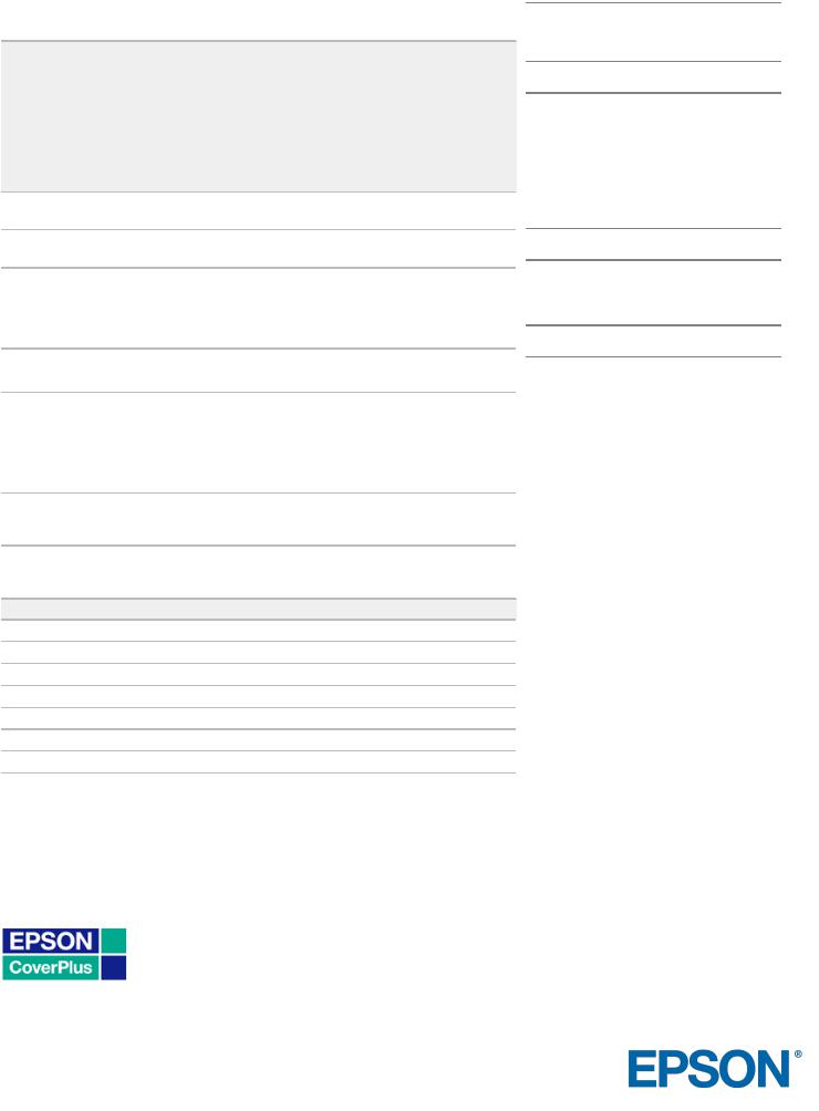 Epson C31CB25174 Product Data Sheet