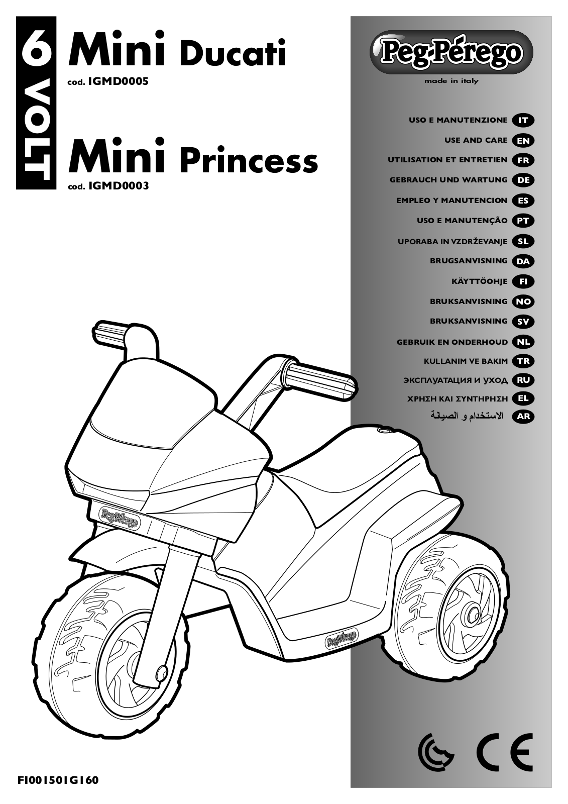 Peg-Perego Mini Ducati User Manual