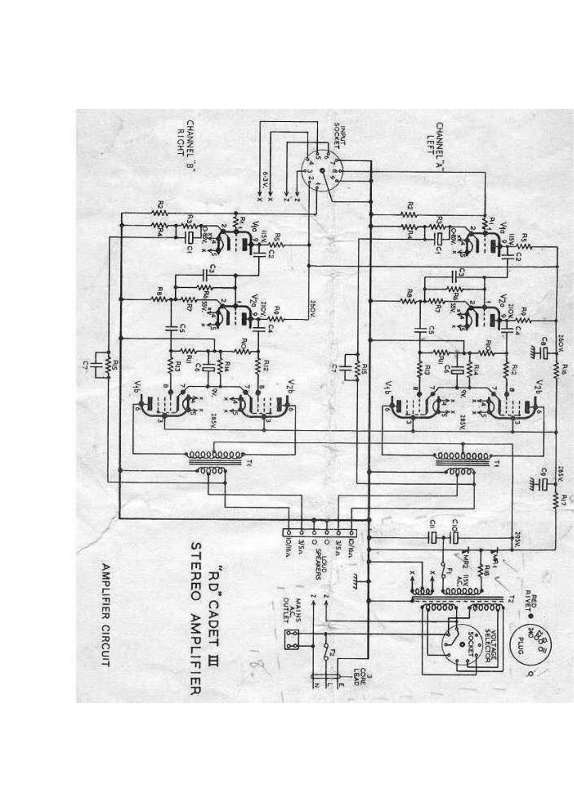 RD CADET III Schematic