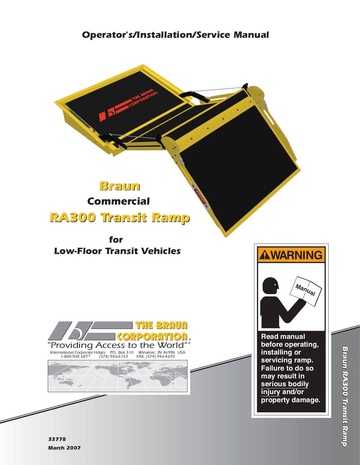 Braun RA300 User Manual