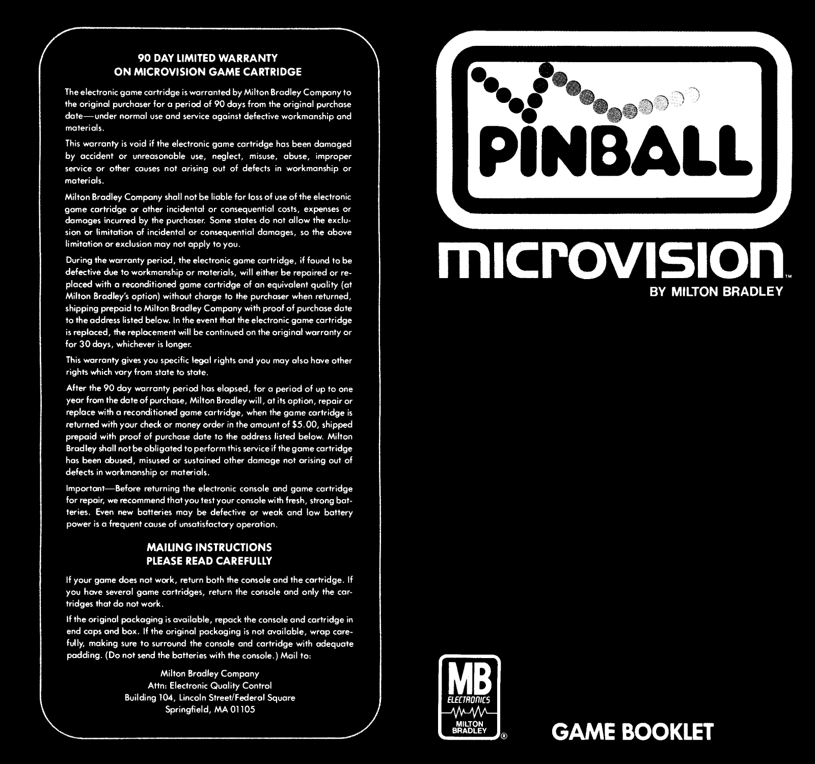 MB Pinball User Guide