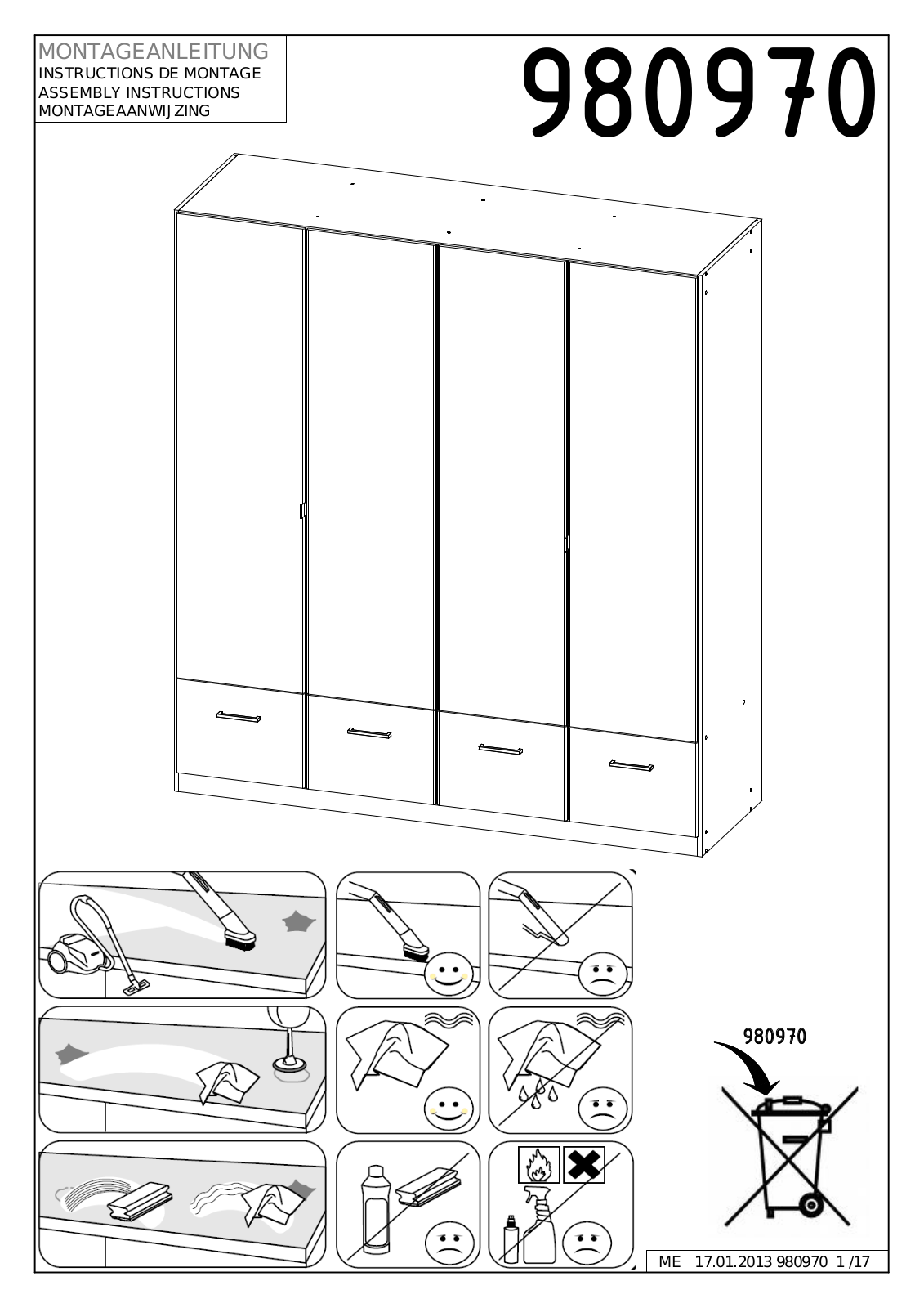 Wimex 980970 Assembly instructions