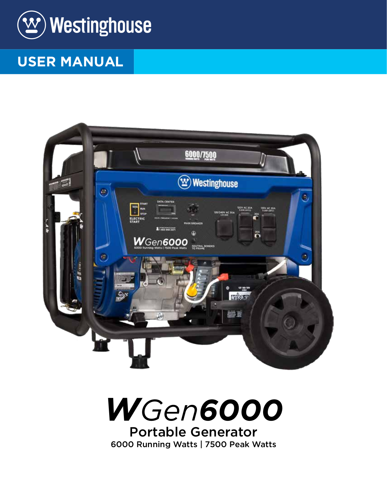 Westinghouse WGen6000 User Manual