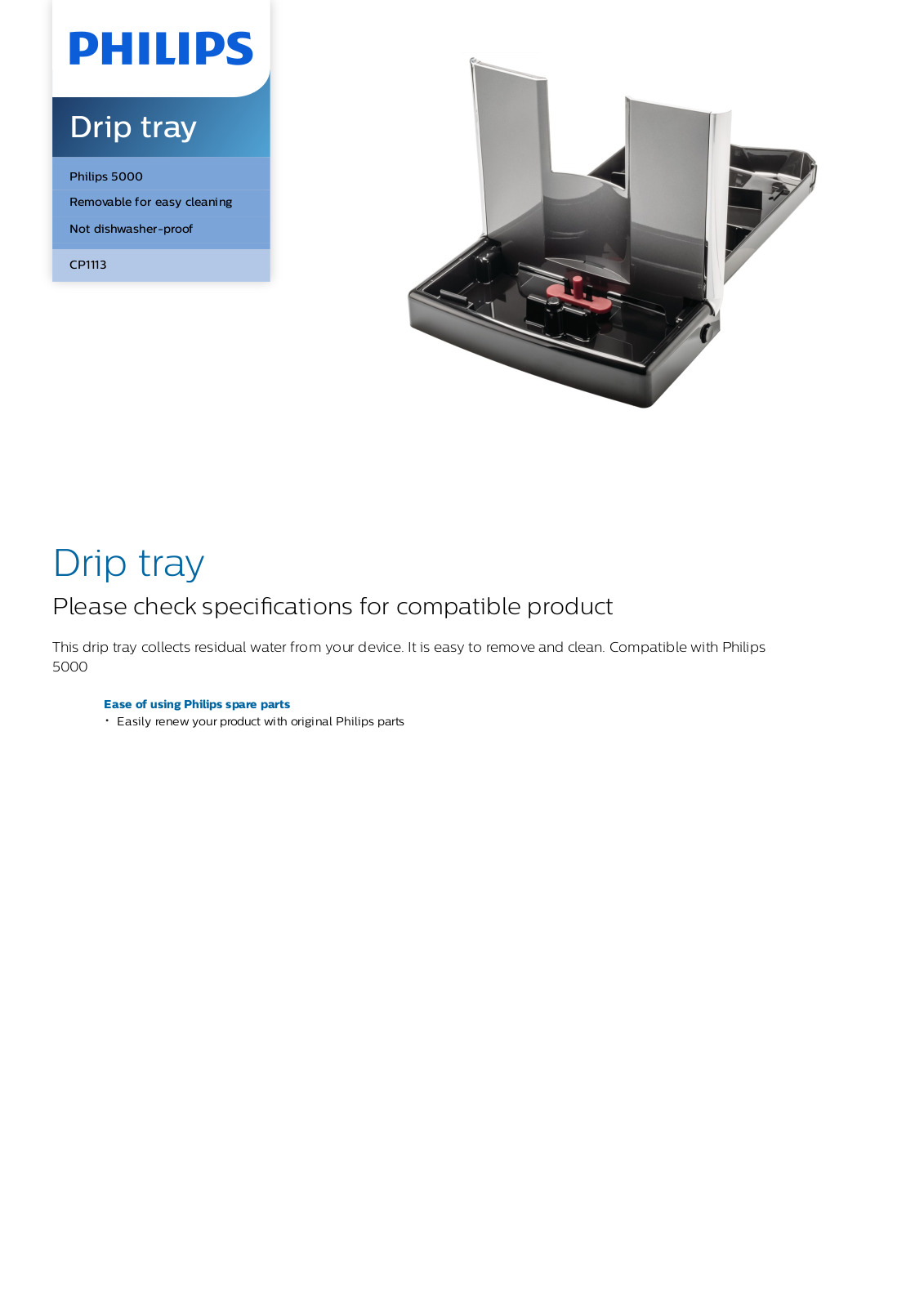 Philips CP1113/01 leaflet - ManualMachine.com