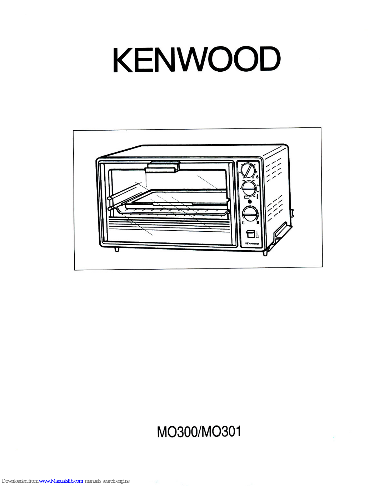 Kenwood MO300, MO301 Instructions Manual