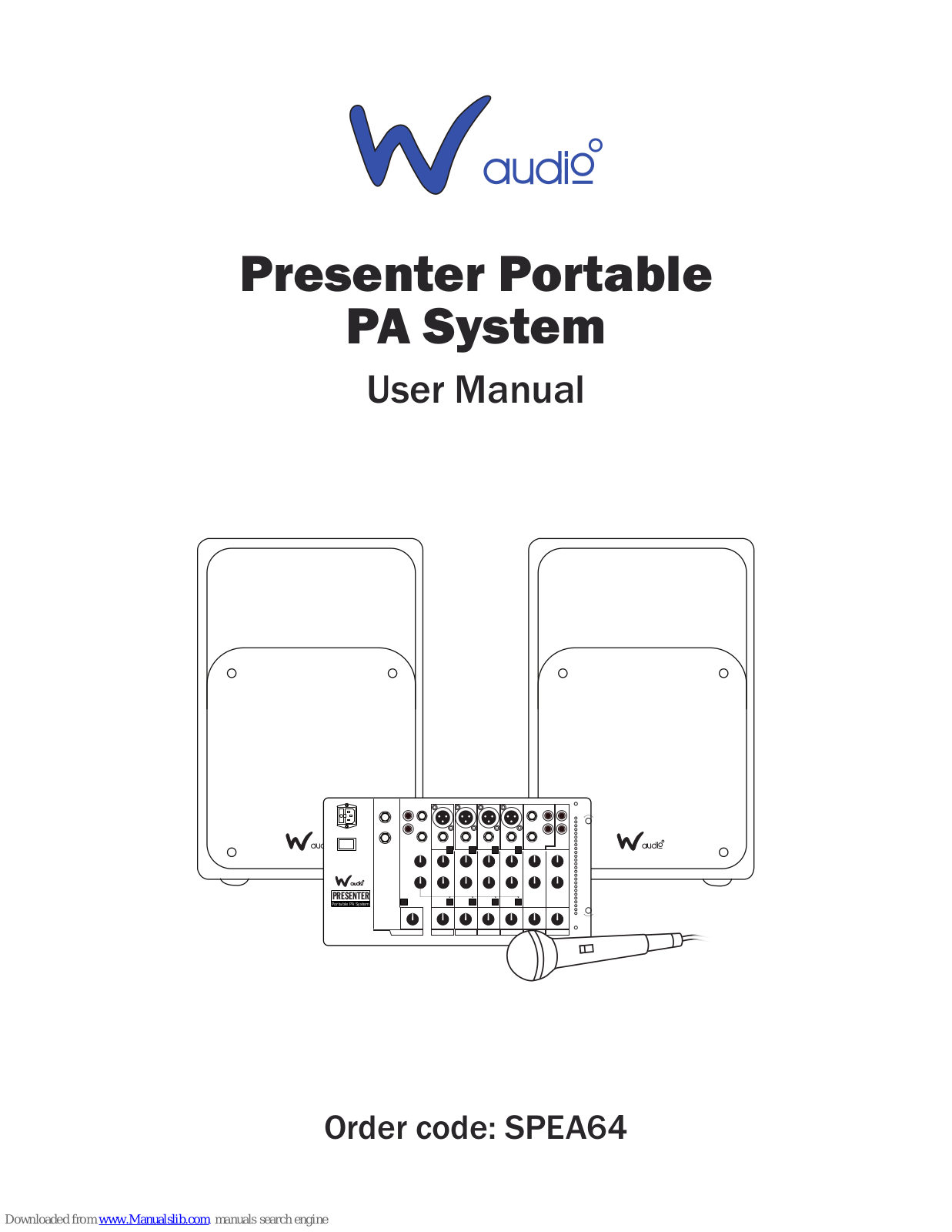 W Audio SPEA64 User Manual