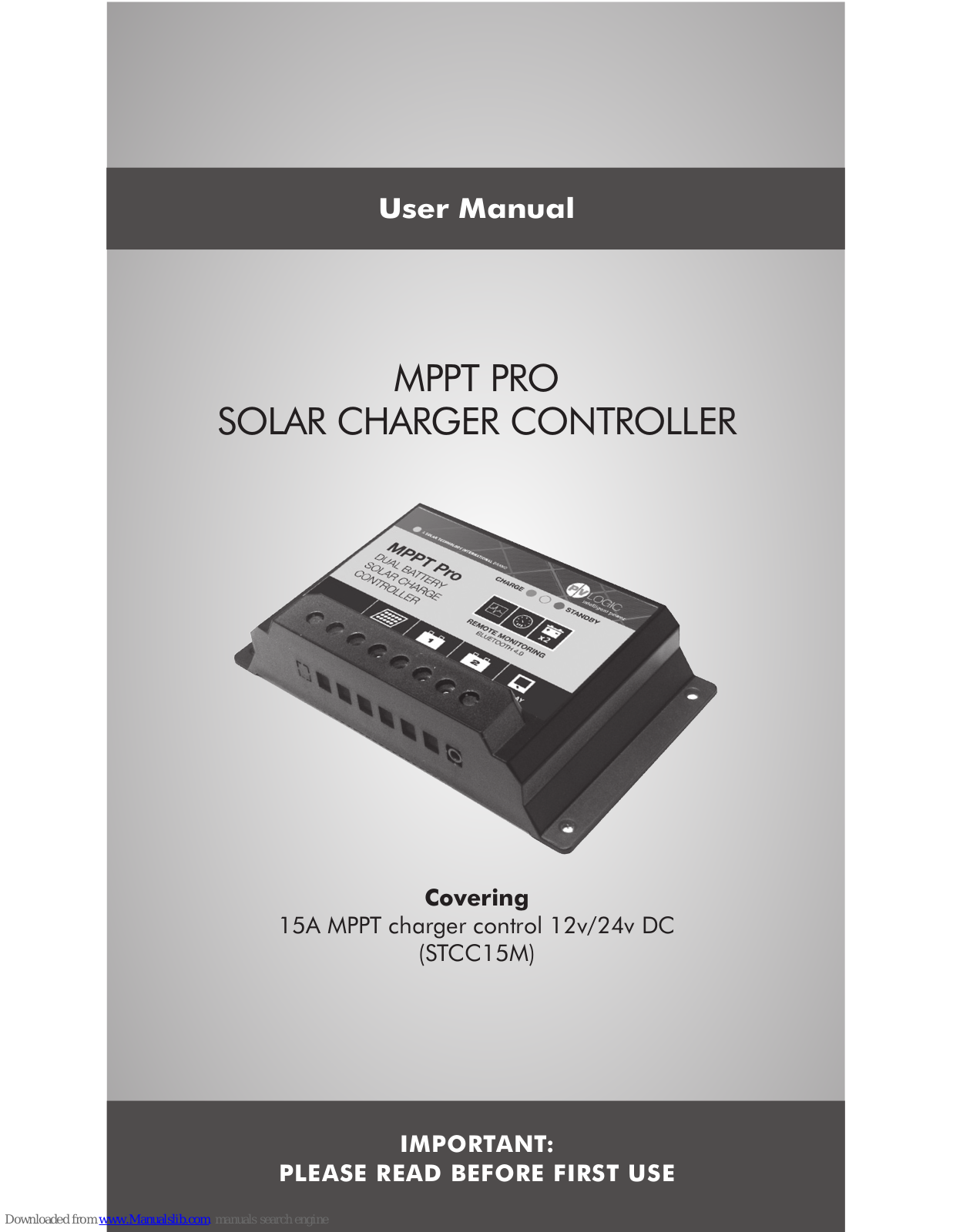 PV logic MPPT PRO User Manual - ManualMachine.com