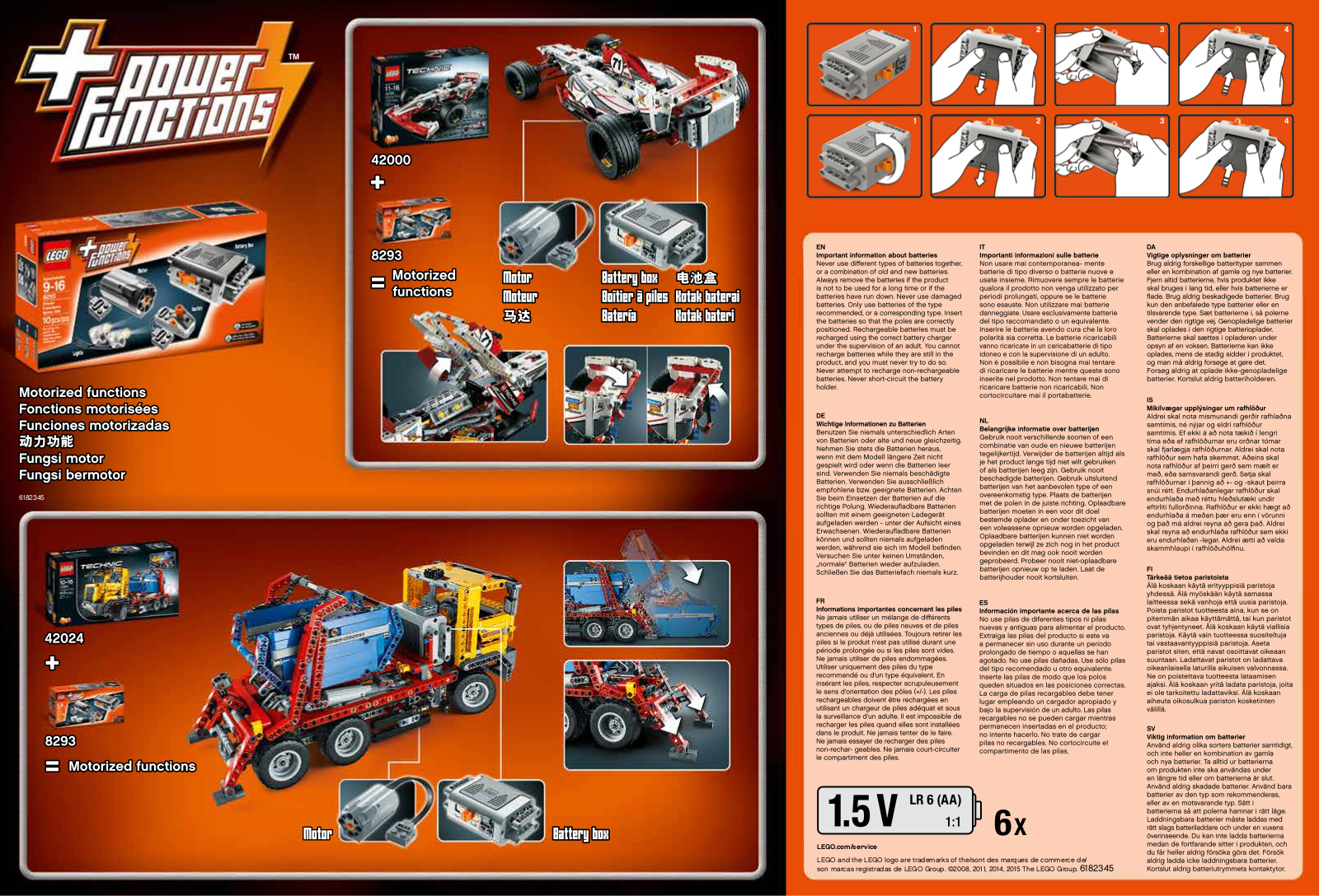 LEGO 8293 User Manual