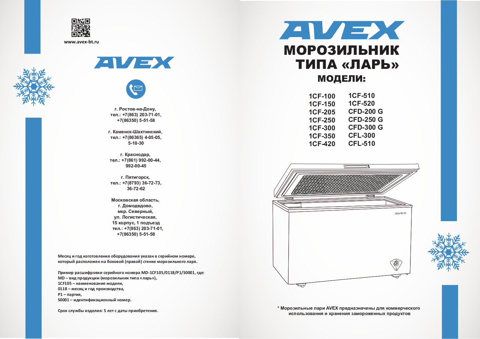 Avex 1CF-150 User manual