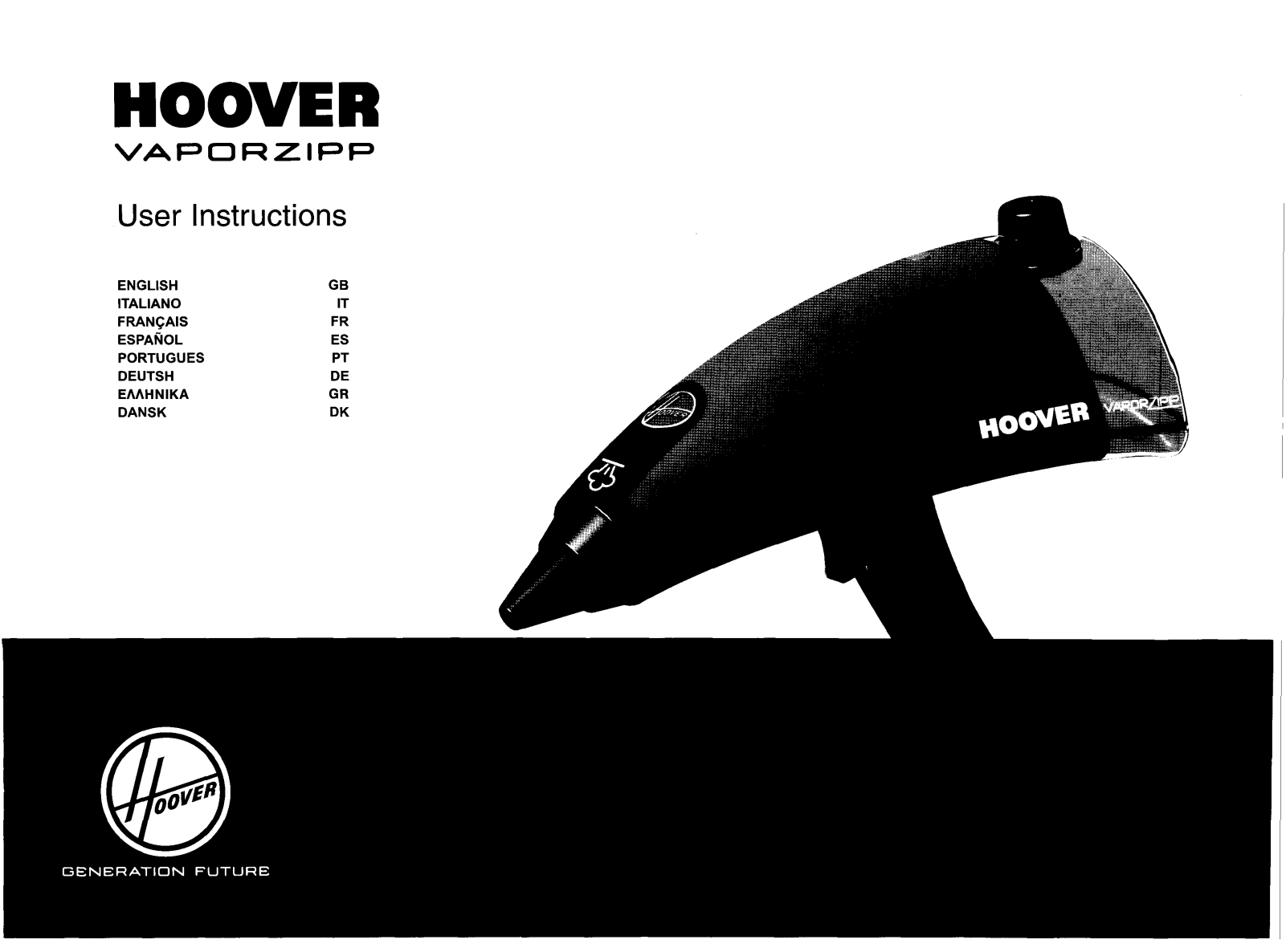 HOOVER VPA 0310 User Manual