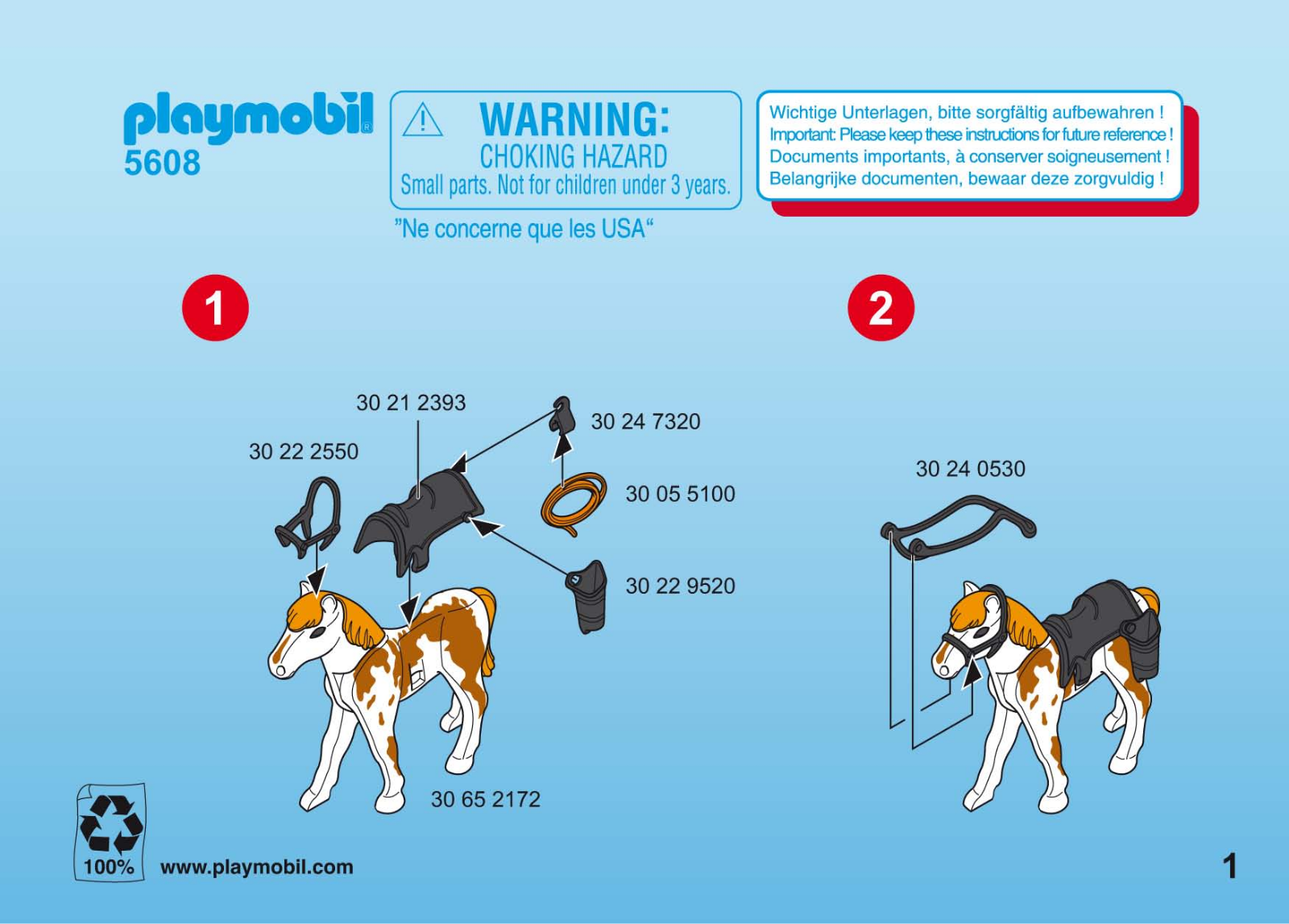 Playmobil 5608 Instructions