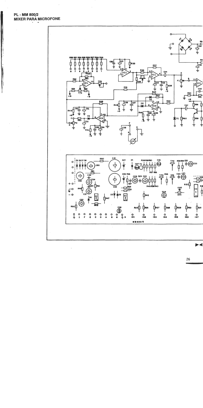 Cygnus MM800-2 Schematic