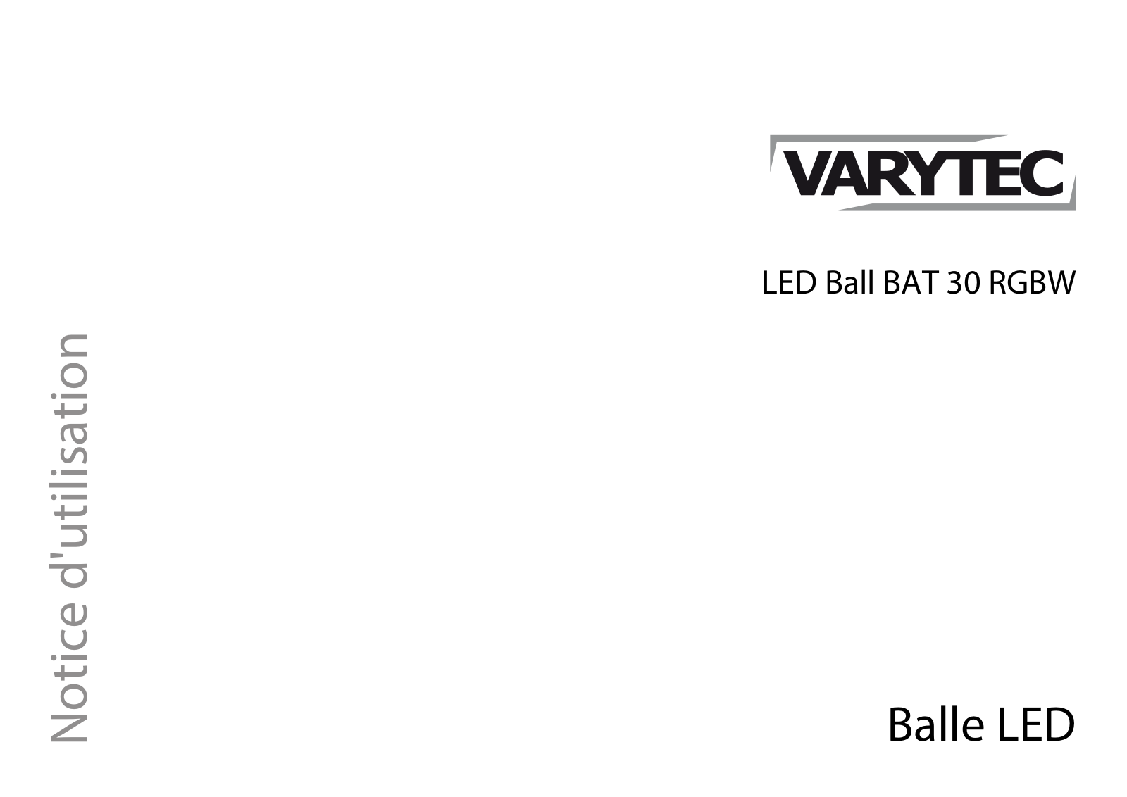 Thomann Balle LED User Manual