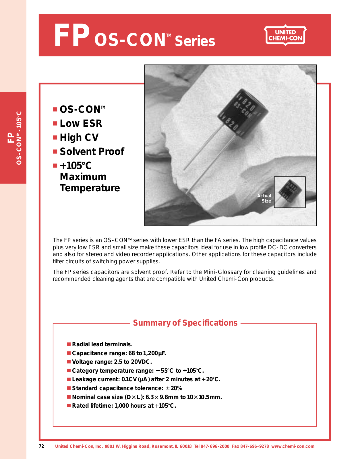 Datasheet ucc-fp-oscon Datasheet - ManualMachine.com