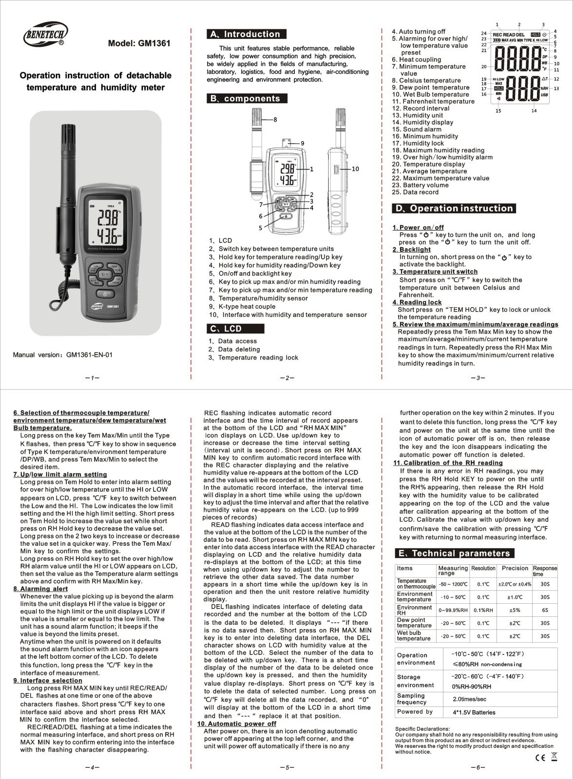 BENETECH GM1361 User guide - ManualMachine.com