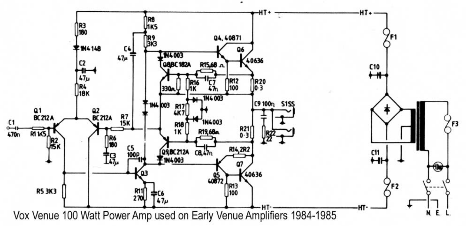 Vox vpa1984 schematic