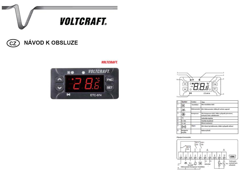 VOLTCRAFT ETC-974 Operation Manual