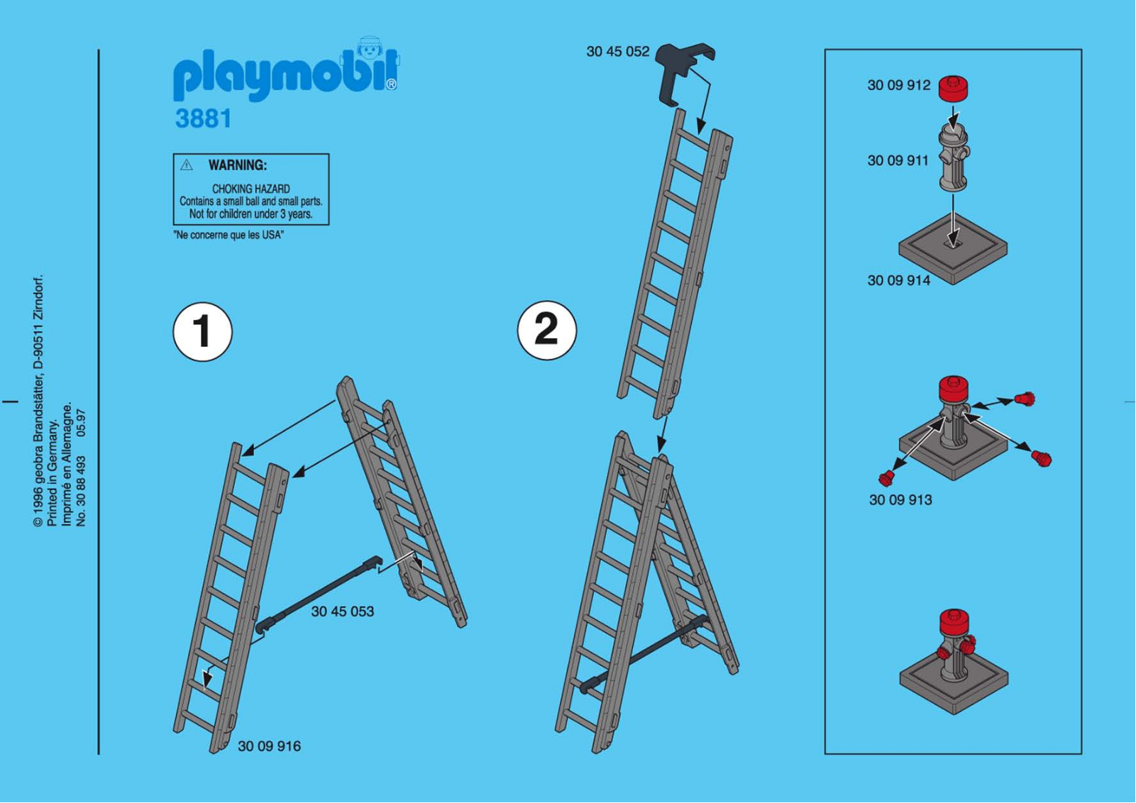 Playmobil 3881 Instructions