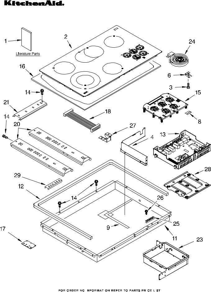 KitchenAid KECC568MWW01 Parts List