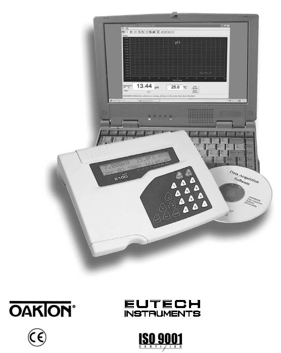 Eutech Instruments pH 1100, pH 2100 User Manual