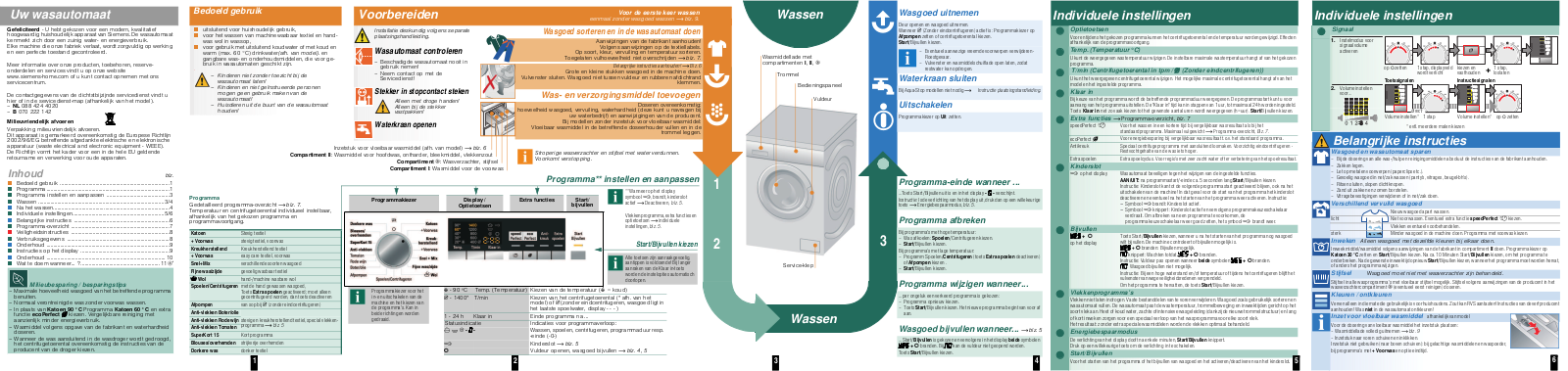 Siemens WM14Q470NL User manual