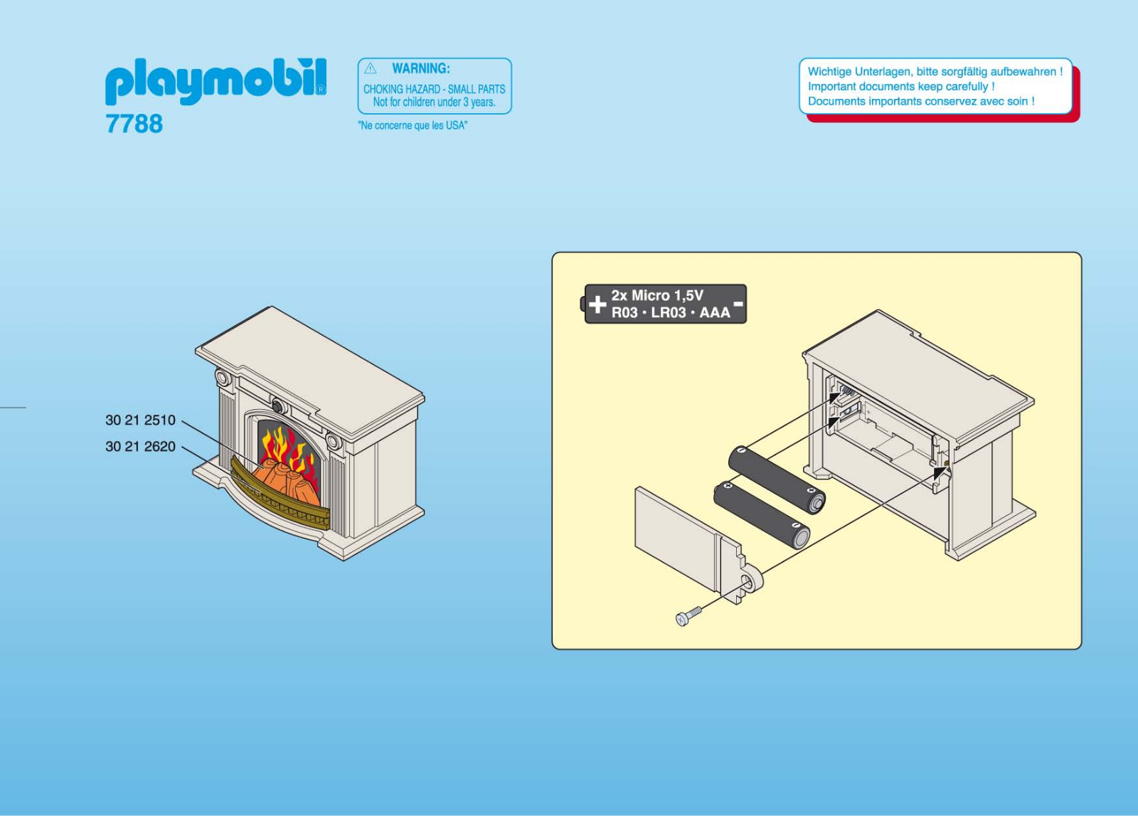 Playmobil 7788 Instructions