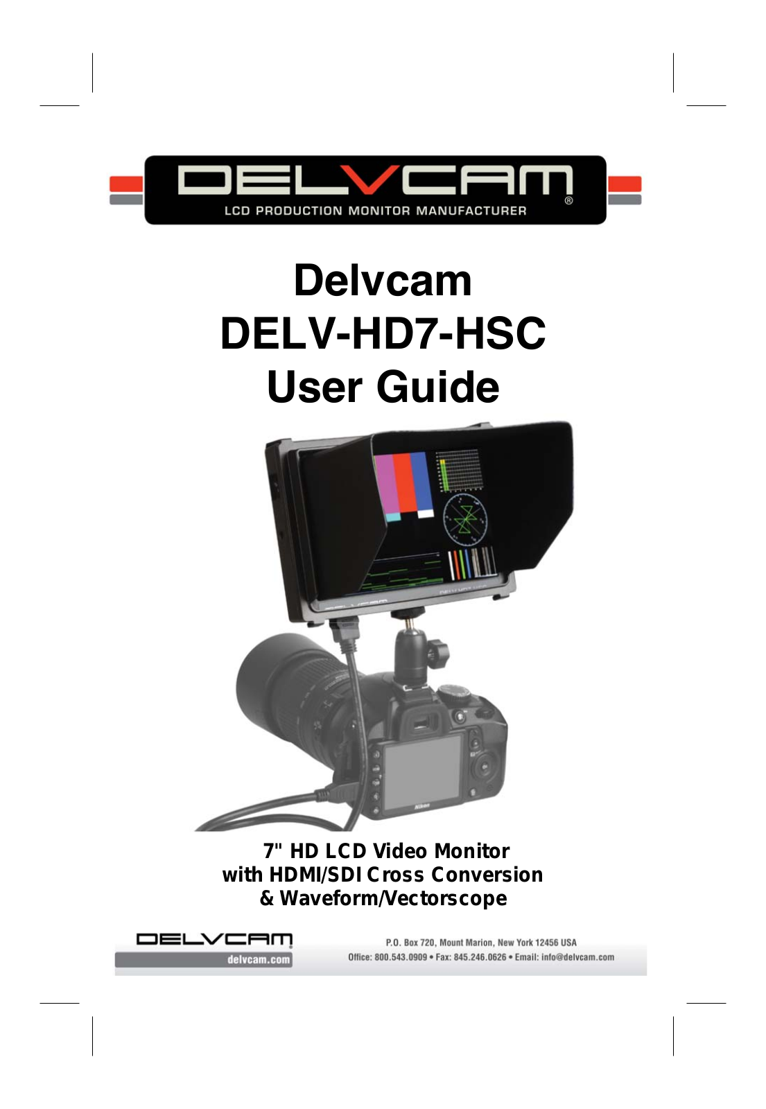 Delvcam DELV-HD7-HSC User Manual