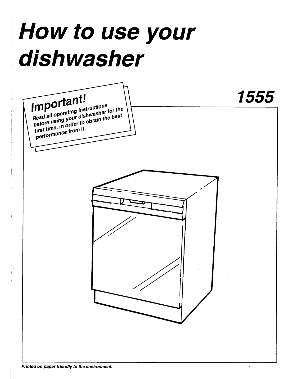 Asko 1555 User Manual