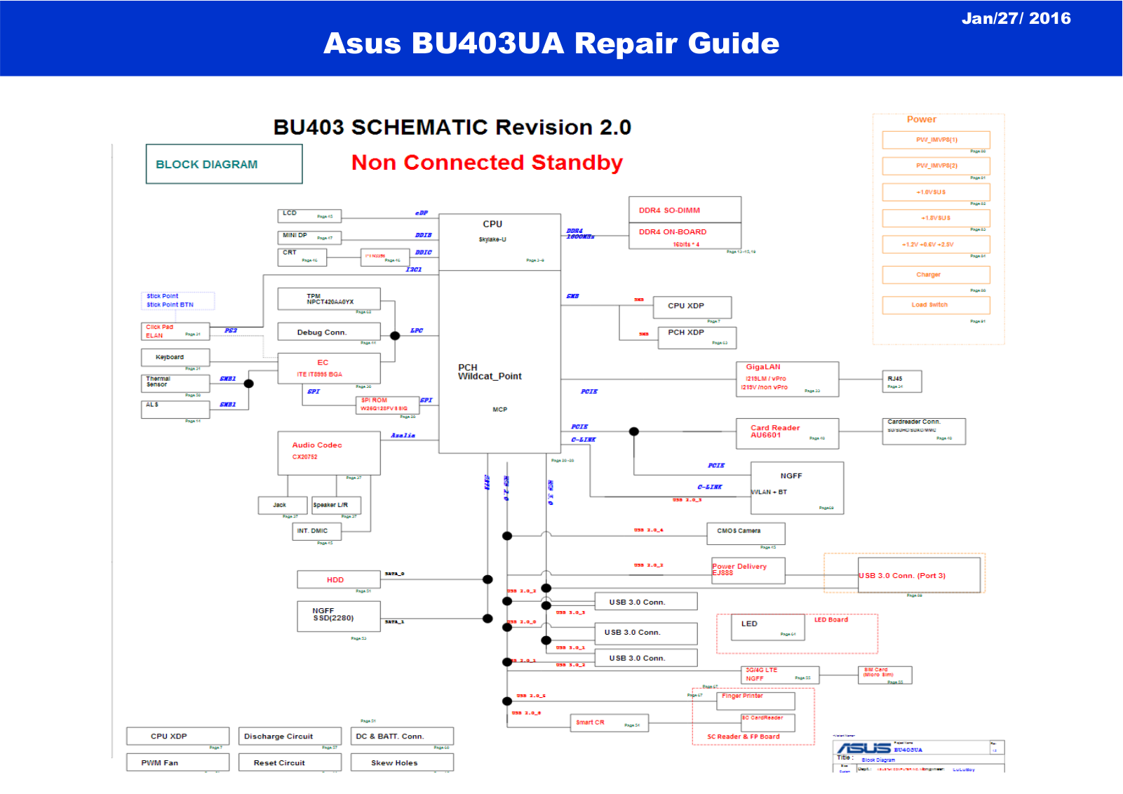 Asus BU403UA Repair Guide