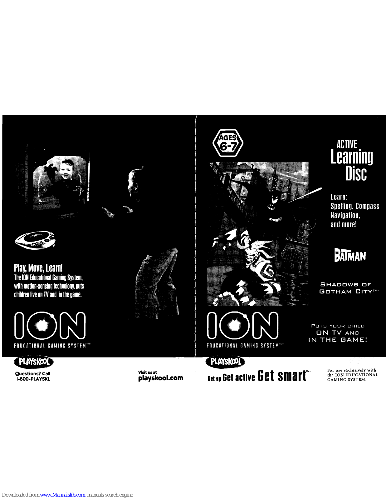 Playskool Batman Games, ION Batman Shadows of Gotham City User Manual - ManualMachine.com