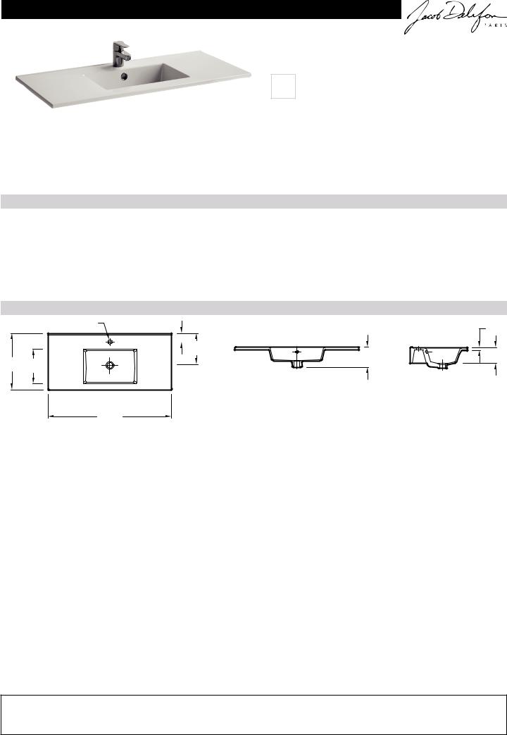 Jacob Delafon OLA EXUA112-00 User guide