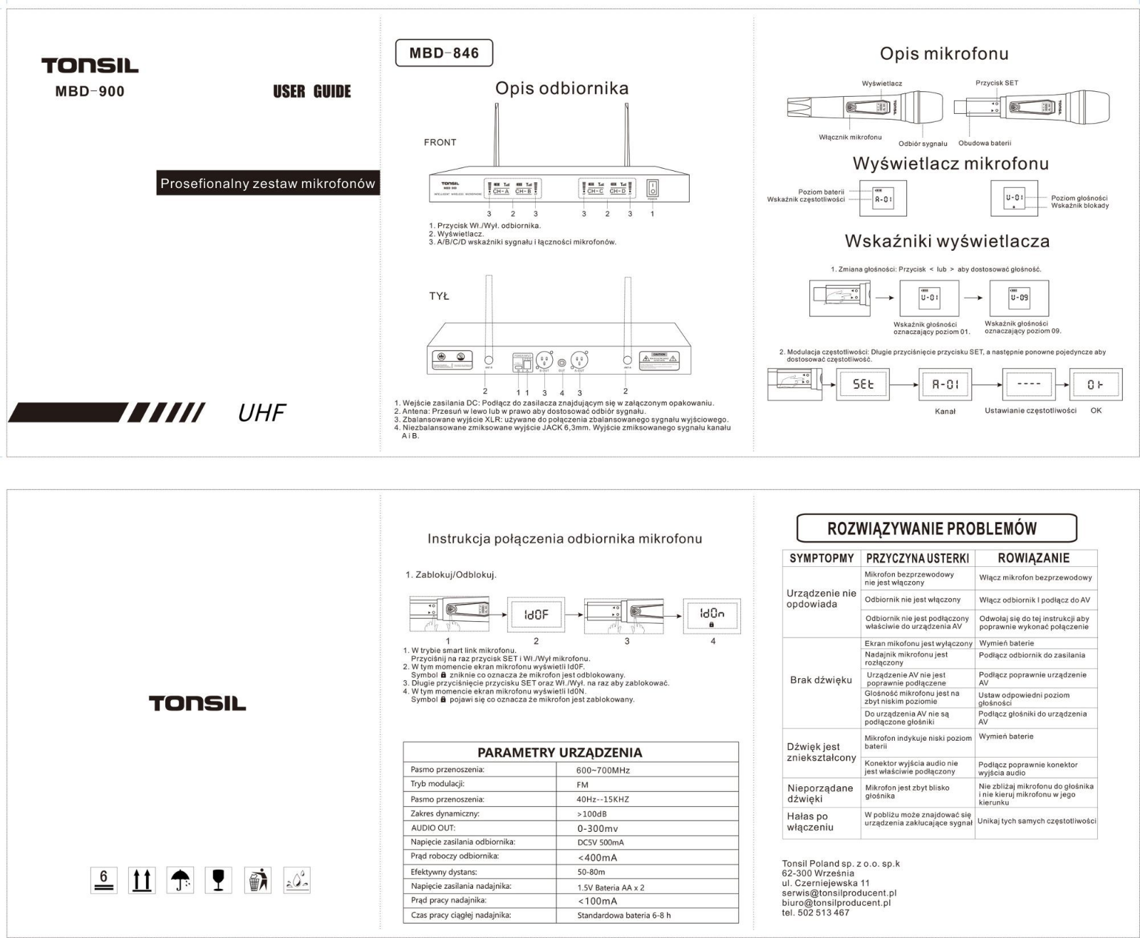 TONSIL MBD 900 User guide - ManualMachine.com
