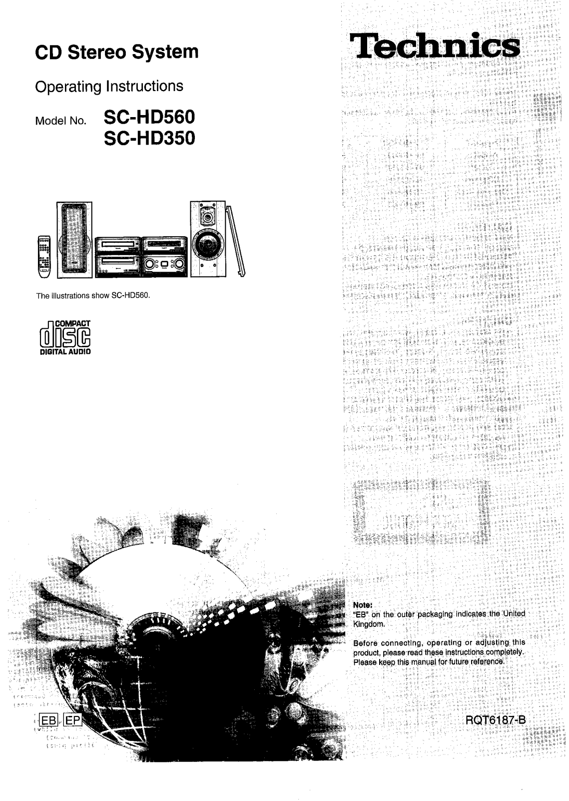 Panasonic SC-HD560 User Manual