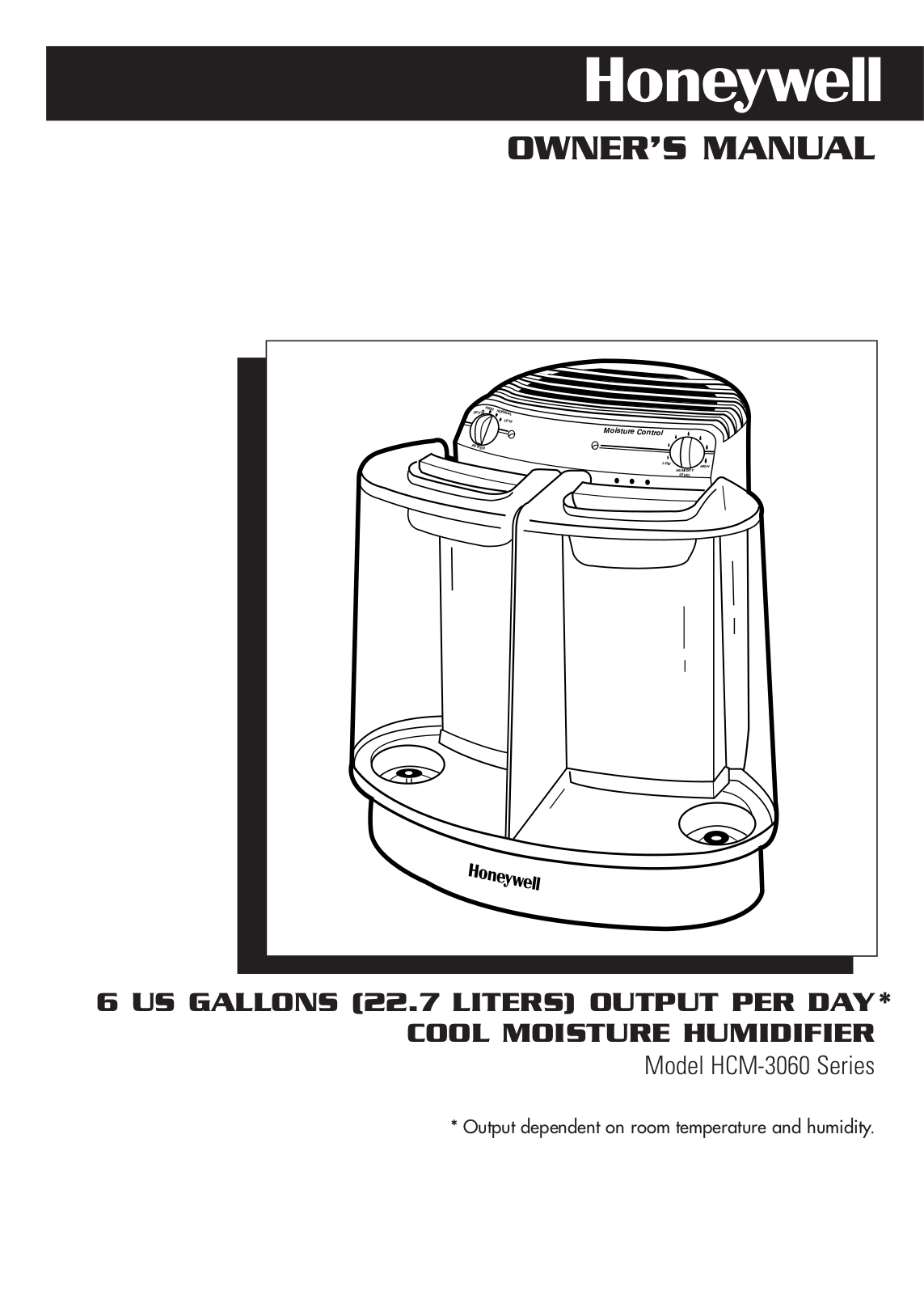 Honeywell HCM-3060 User Manual